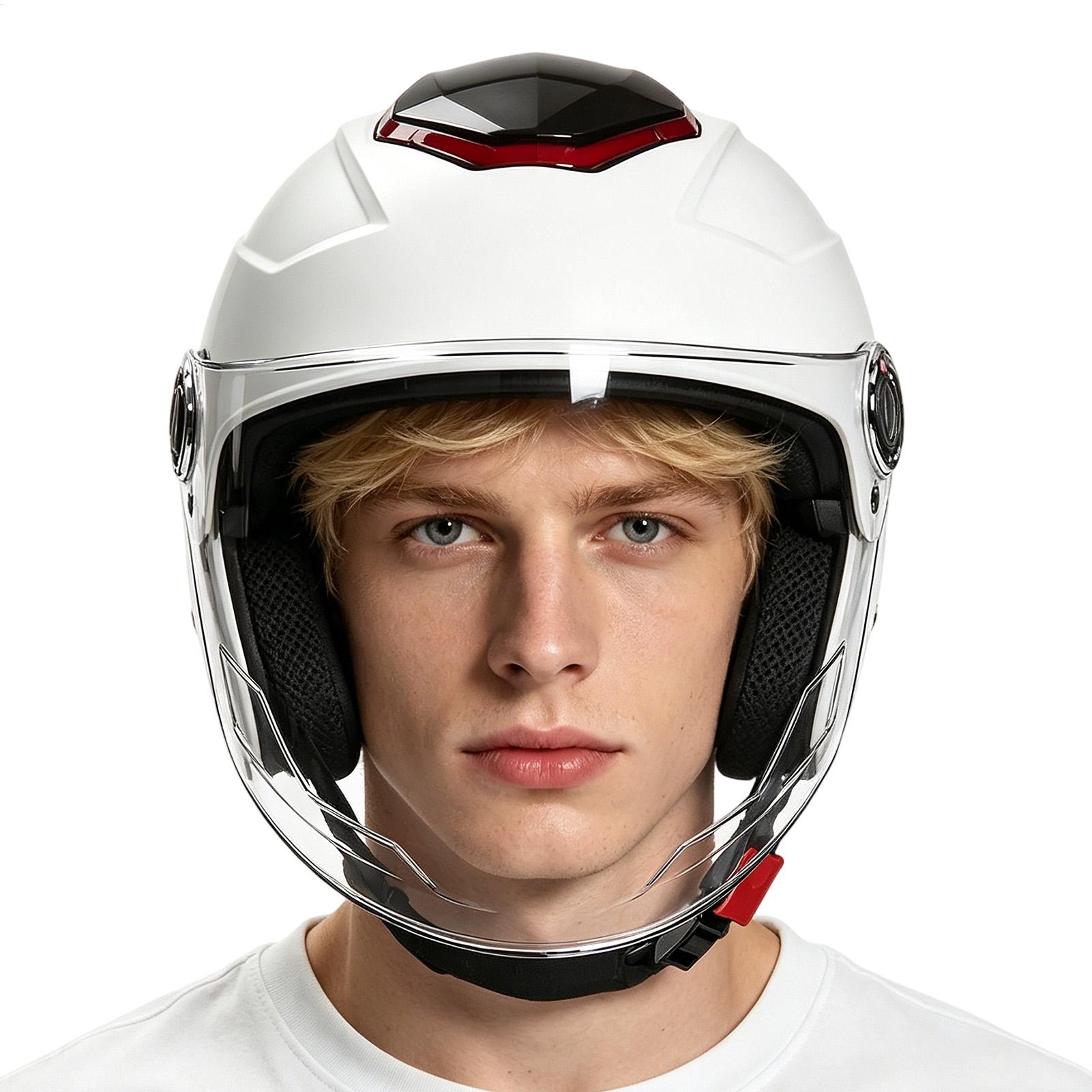 Motorcycle Gear Urban - Motorcycle Helmet Breathable Shock-Absorbing Headgear Motorcycle