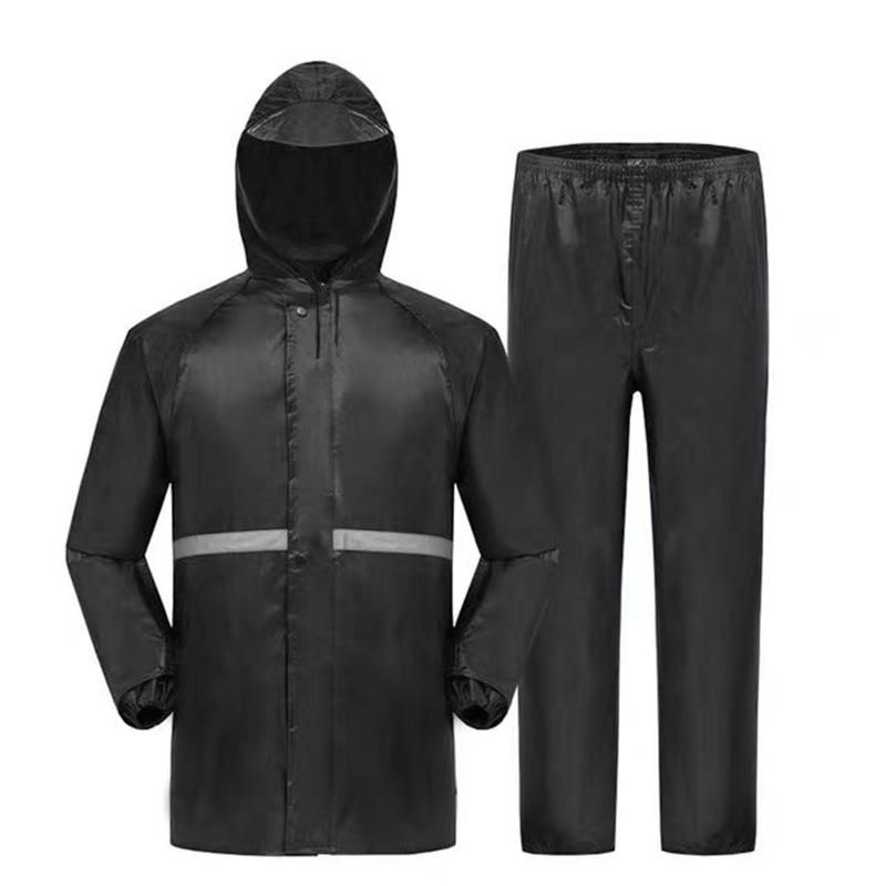 Motorcycle Gear Mens - 2pcs Hooded Coat & Pant Rain