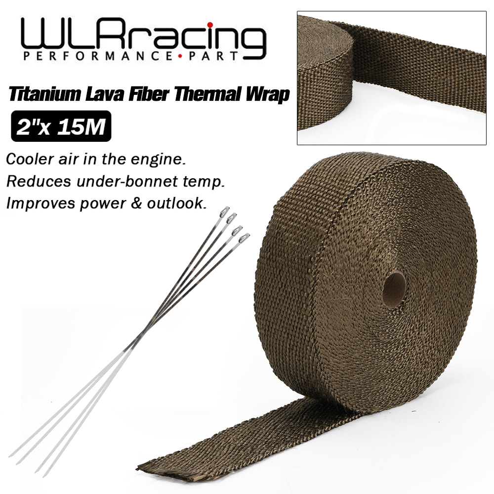 Exhaust Wrap Titanium - WLR Đua-15M Cao Cấp Thoát Nhiệt