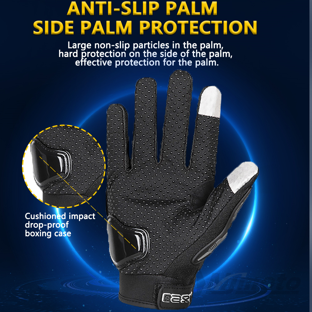 Summer Breathable Full Finger  - đánh giá và giá Motorcycle Gear Gloves