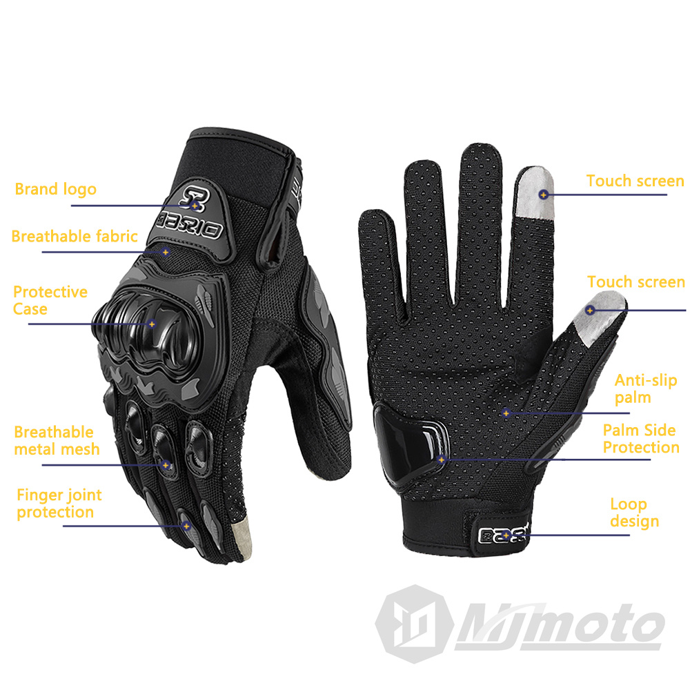 Summer Breathable Full Finger  - đánh giá và giá Motorcycle Gear Gloves