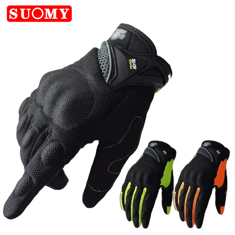 SUOMY Breathable Full Finger R - đánh giá và giá Motorcycle Gear Gloves