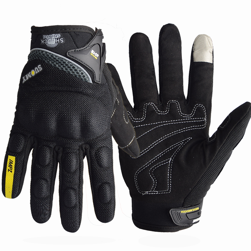 SUOMY Breathable Full Finger R - đánh giá và giá Motorcycle Gear Gloves