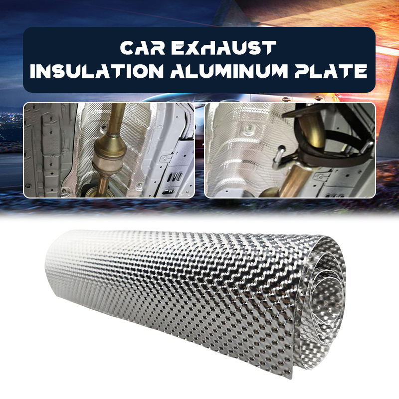 Fire-proof Heat Shield Aluminu - đánh giá và giá Exhaust Wrap Titanium
