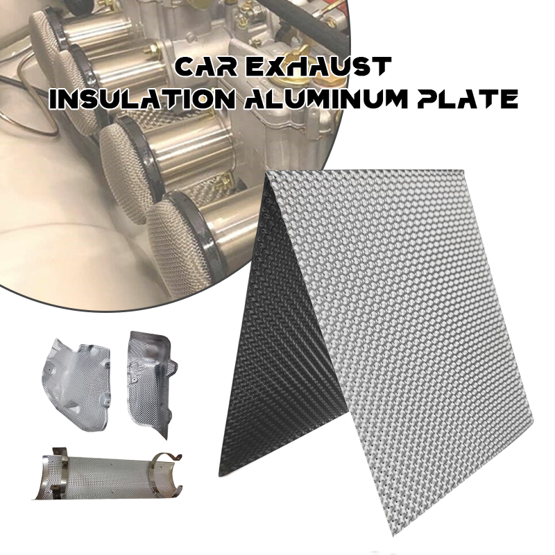 Fire-proof Heat Shield Aluminu - đánh giá và giá Exhaust Wrap Titanium