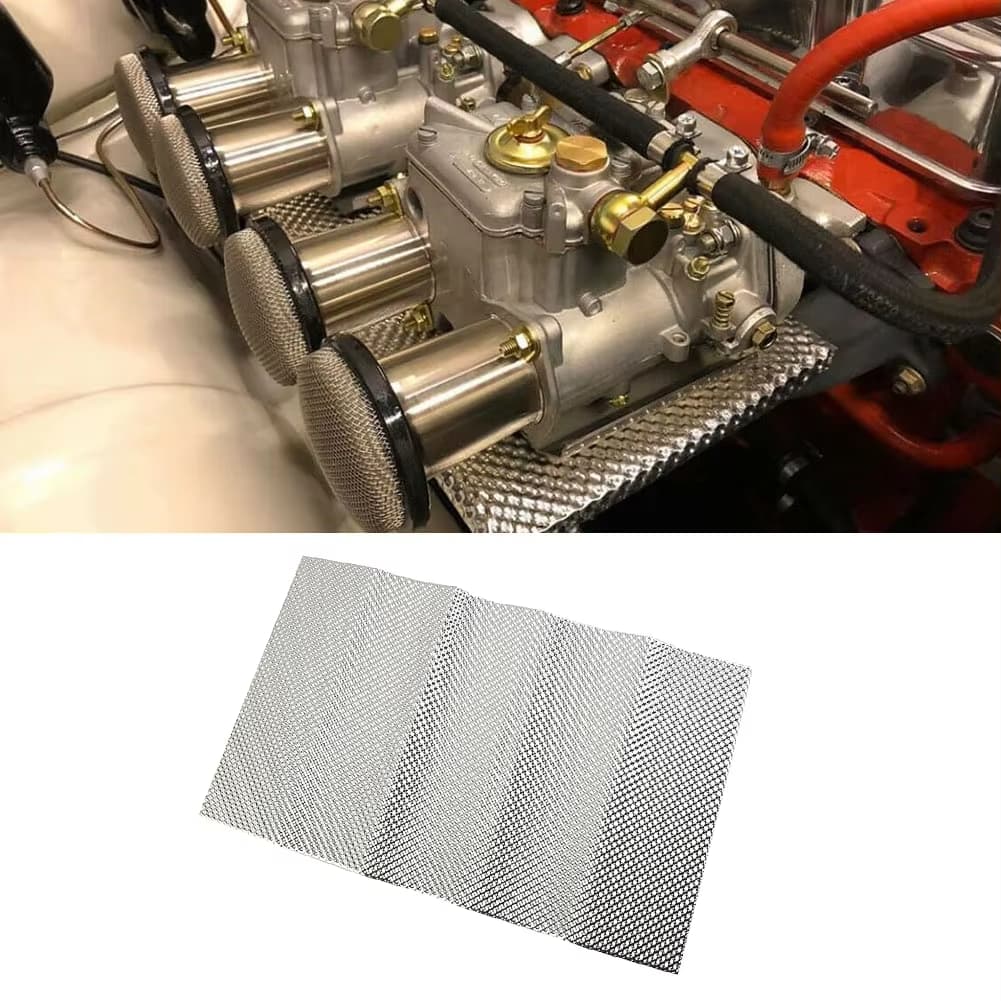 2PC Car Exhaust Embossed Alumi - đánh giá và giá Exhaust Wrap Titanium