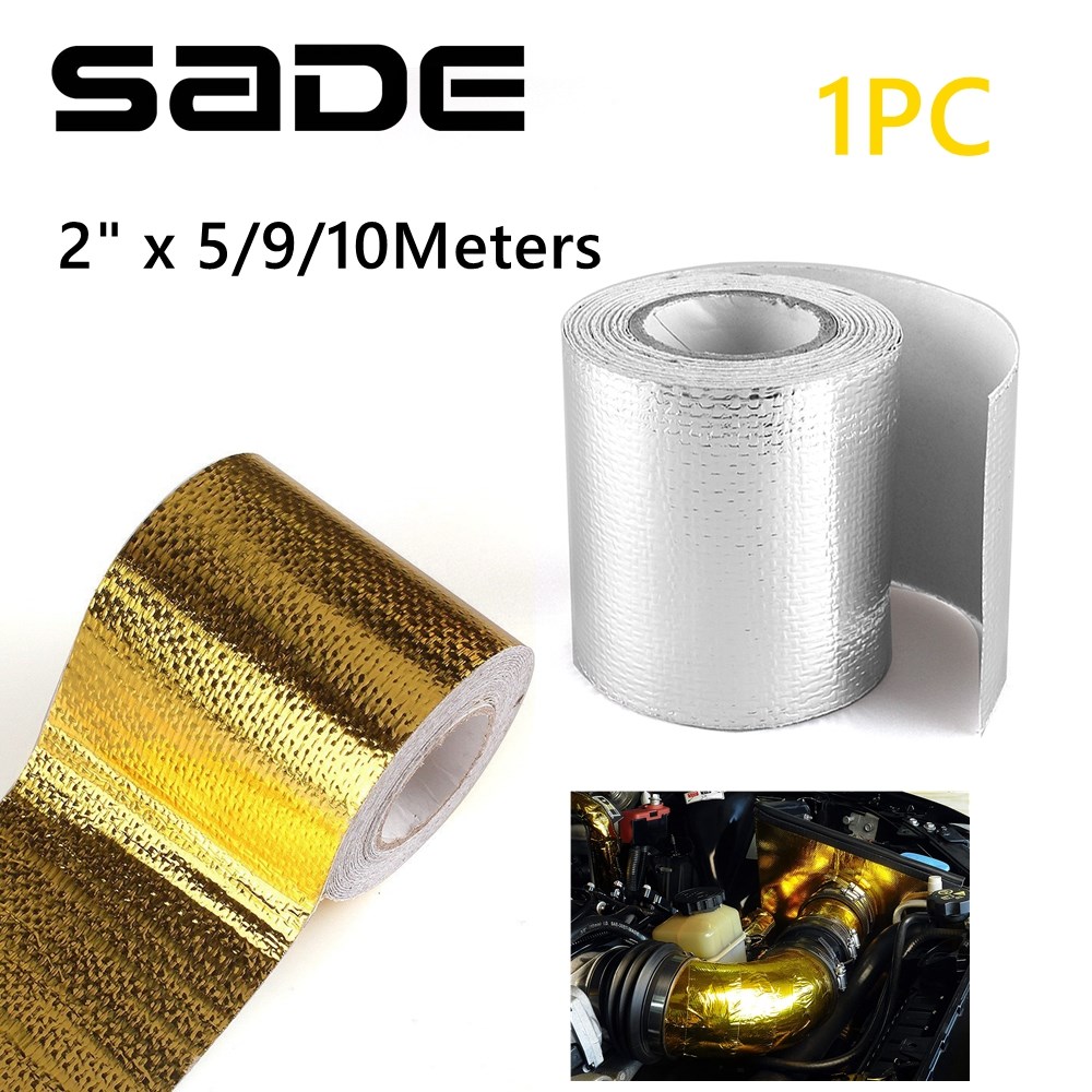 Gold Thermal Exhaust Tape 5/9/ - đánh giá và giá Exhaust Wrap Titanium