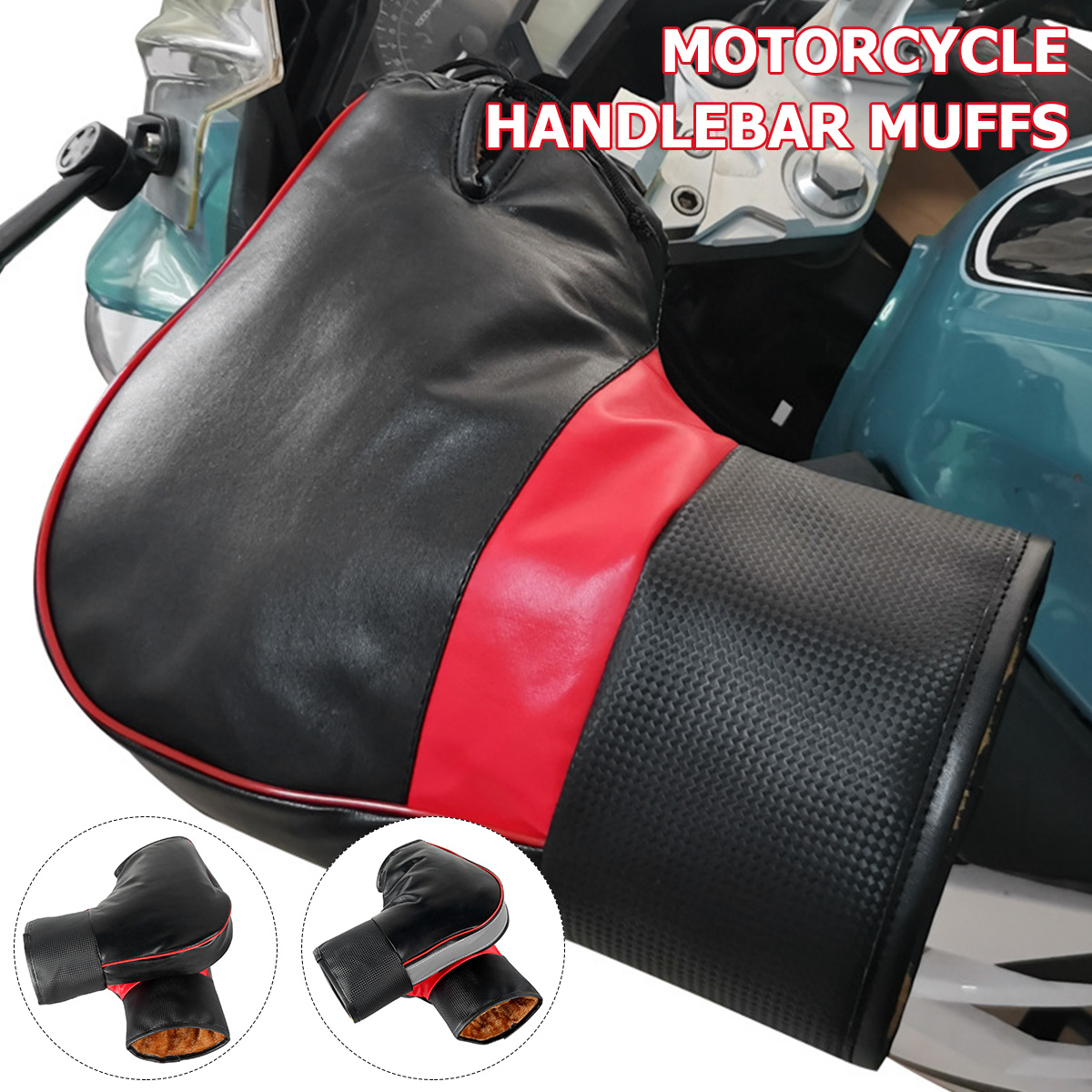 1Pair Motorcycle Handlebar Muf - đánh giá và giá Motorcycle Gear Gloves