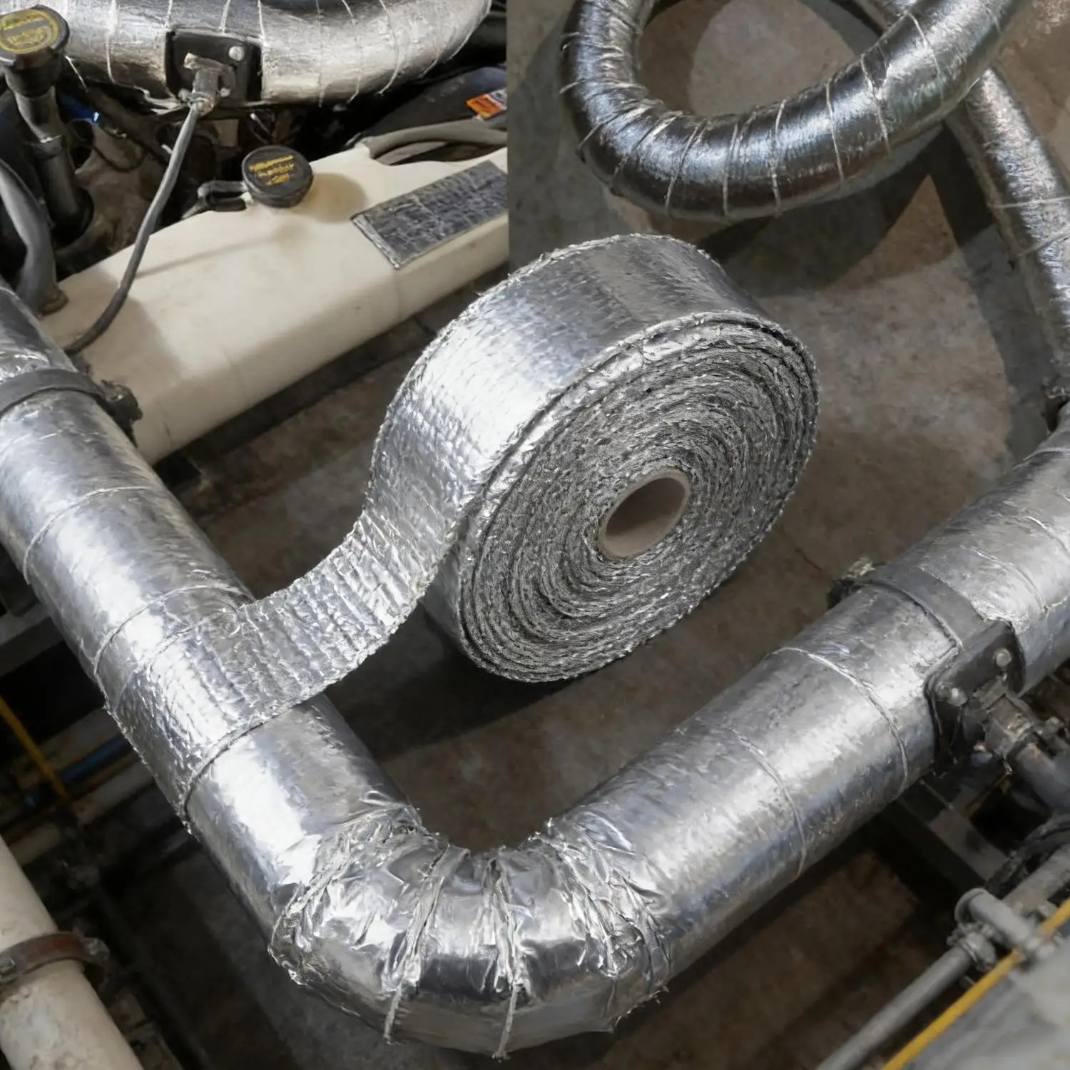 Motorcycle Muffler Thermal Tap - đánh giá và giá Exhaust Wrap Titanium