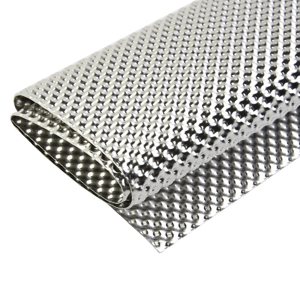 Embossed Aluminum Heat Shield  - đánh giá và giá Exhaust Wrap Titanium