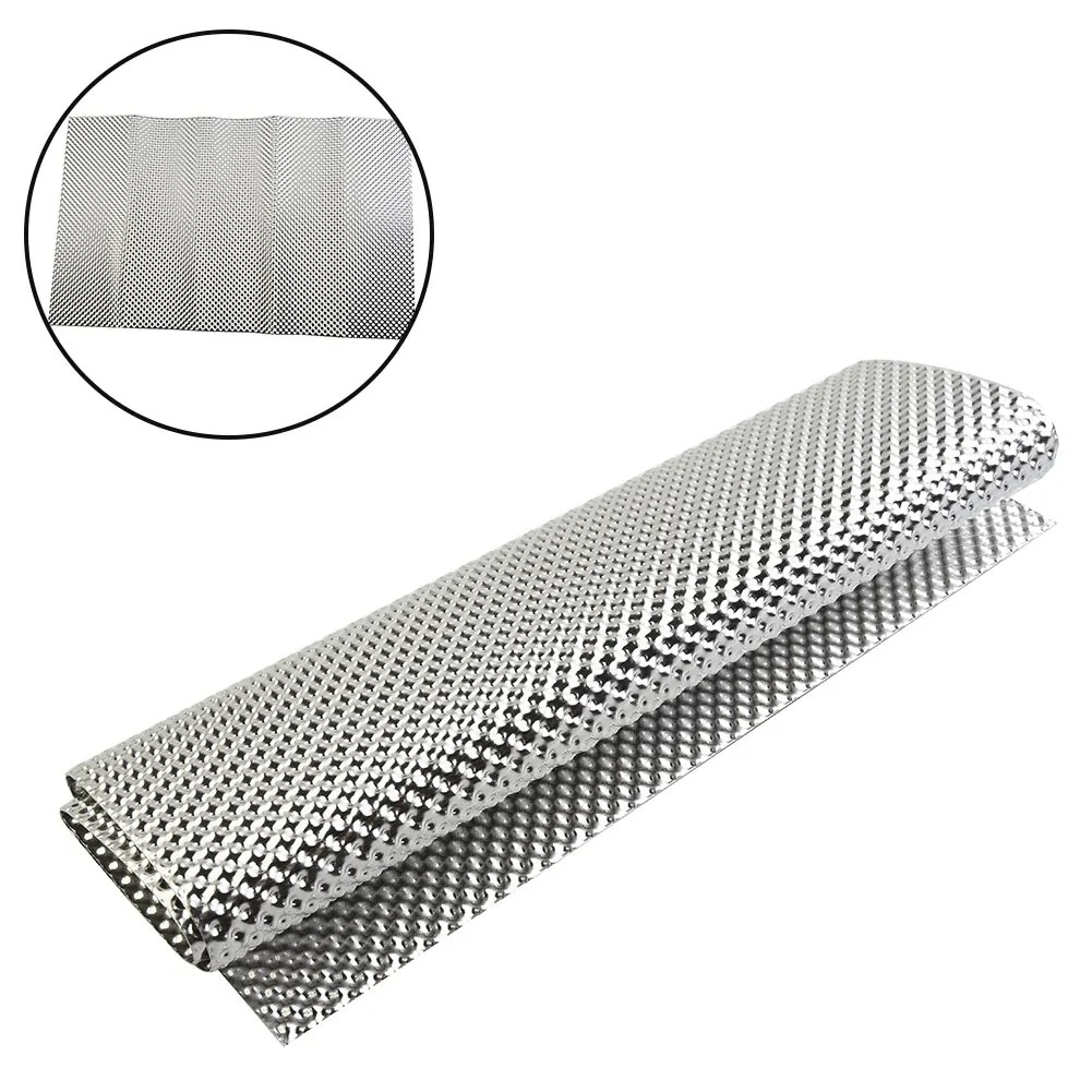 Embossed Aluminum Heat Shield  - đánh giá và giá Exhaust Wrap Titanium