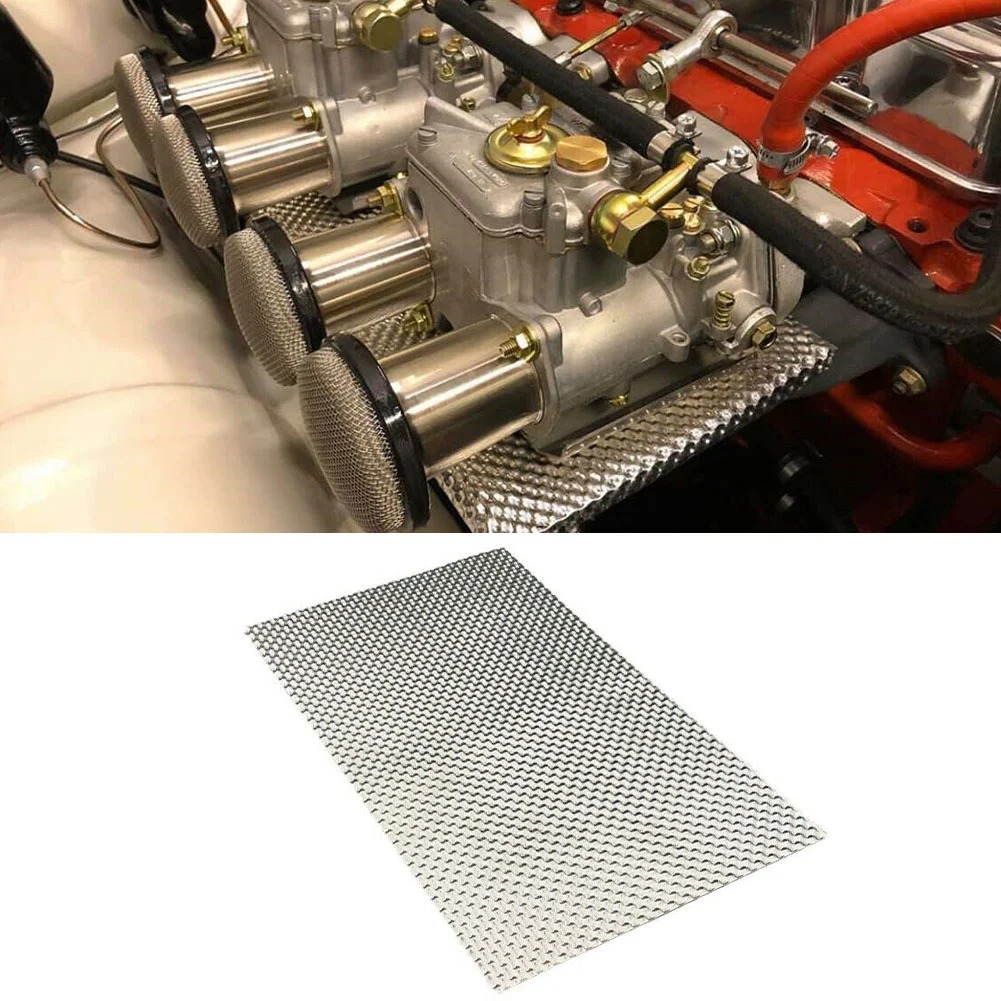 Embossed Aluminum Heat Shield  - đánh giá và giá Exhaust Wrap Titanium