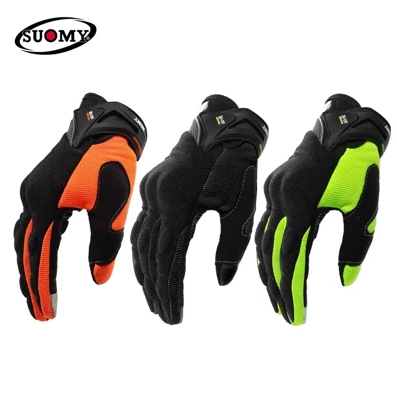 SUOMY Breathable Full Finger R - đánh giá và giá Motorcycle Gear Gloves
