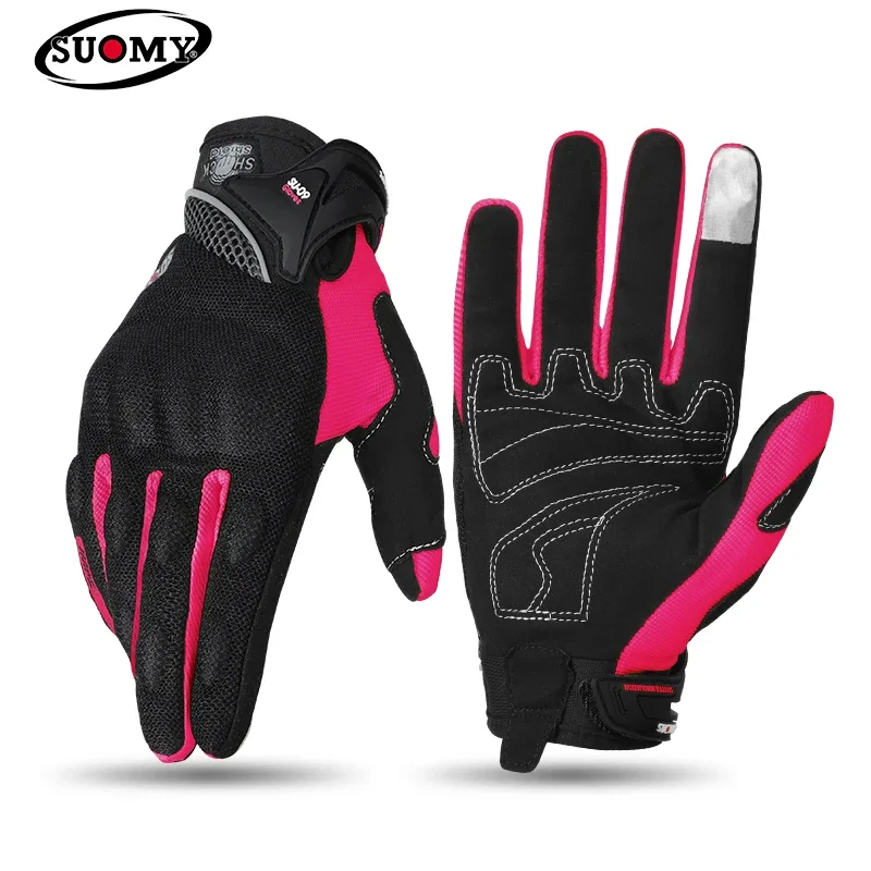 SUOMY Breathable Full Finger R - đánh giá và giá Motorcycle Gear Gloves