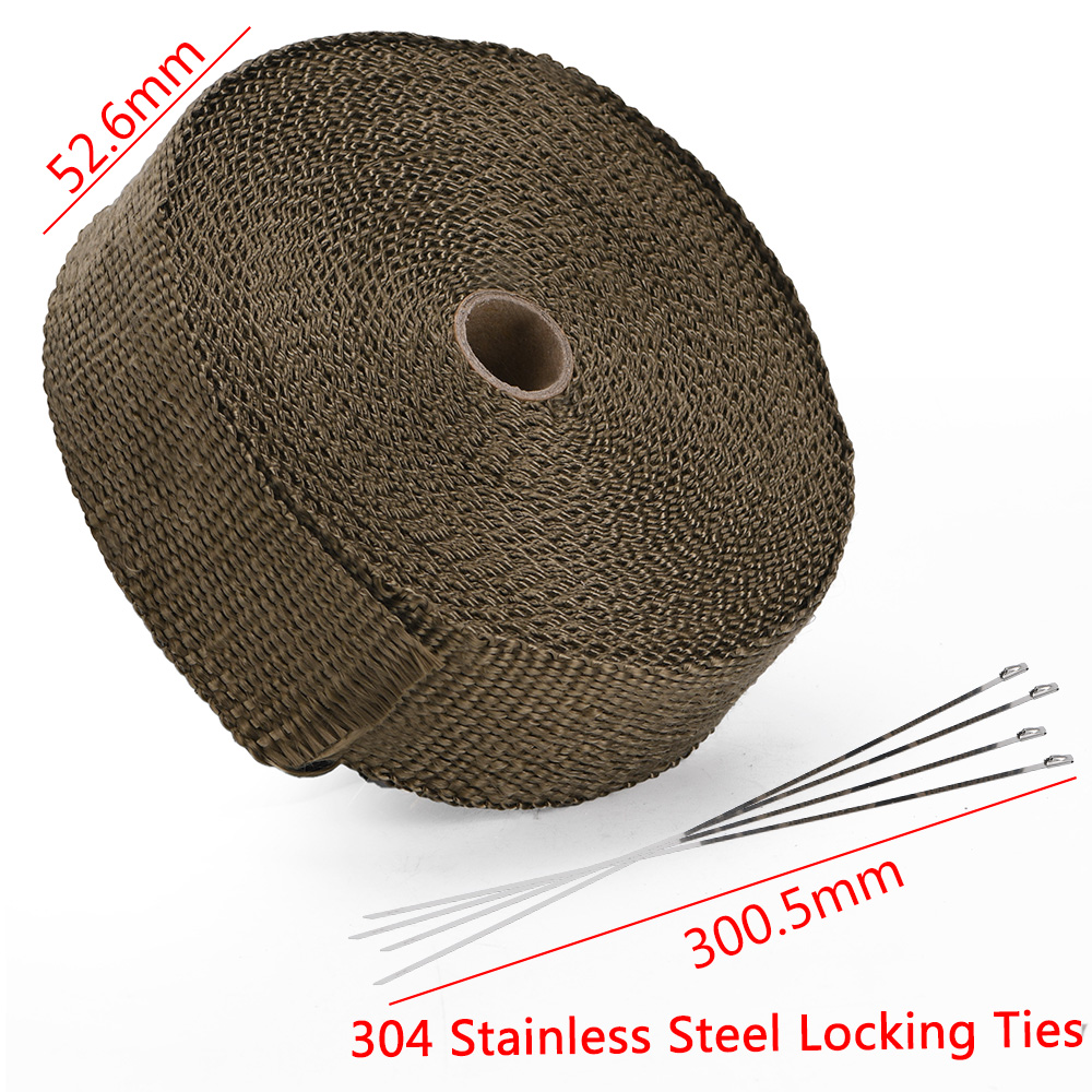 WLR Đua-15M Cao Cấp Thoát Nhiệ - đánh giá và giá Exhaust Wrap Titanium